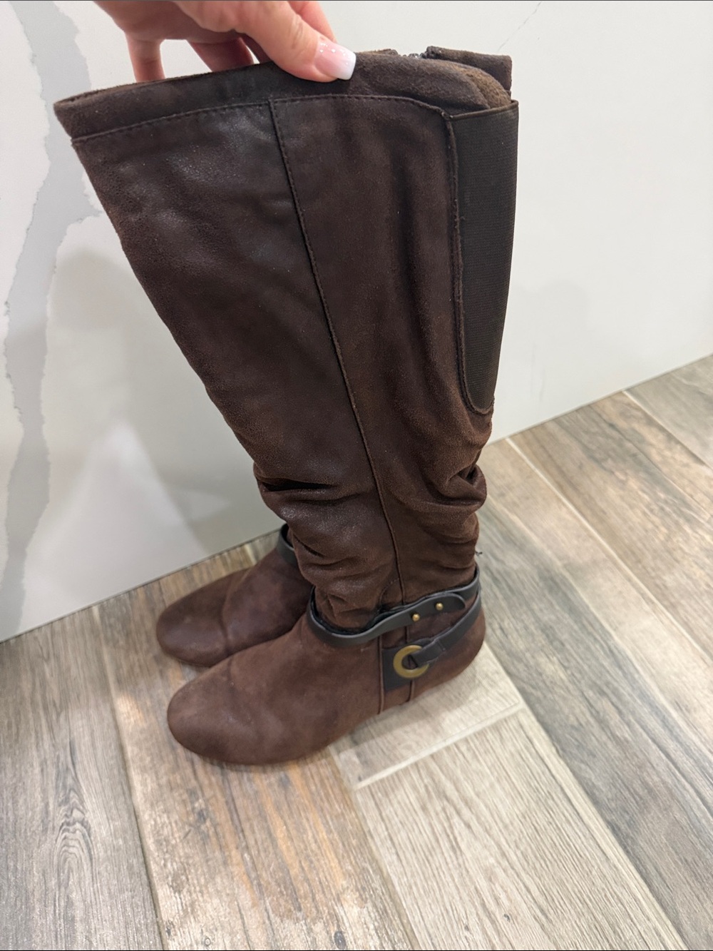 BareTraps Brown Tall Riding Boots